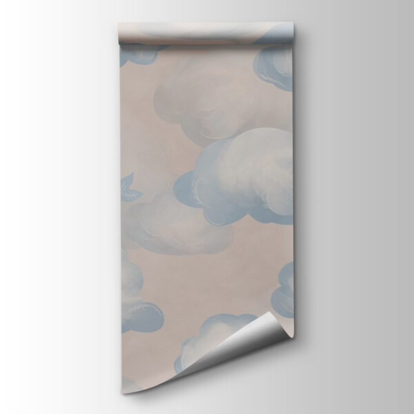 Blue and white clouds and whales Blue and white clouds and whales