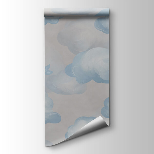 Blue and white clouds and whales