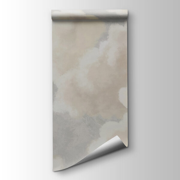 Soft clouds drifting in a serene sky