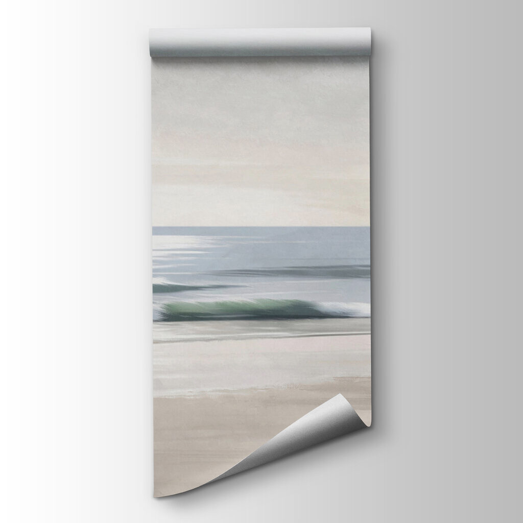 Beach with waves and sand