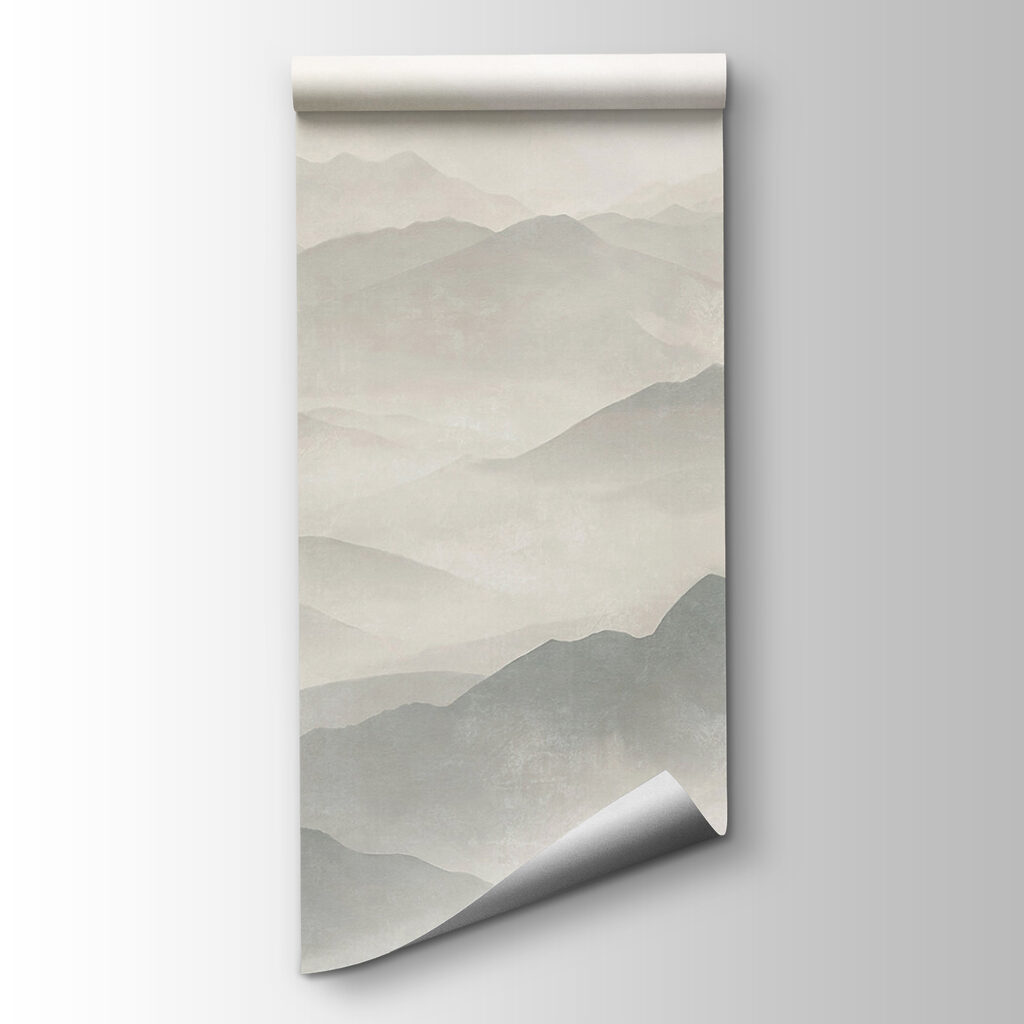 Foggy mountain range Foggy mountain range