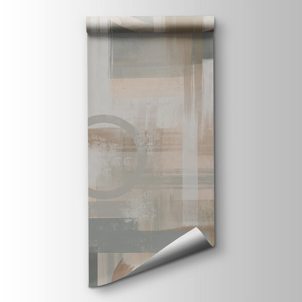 Painting of circles and lines