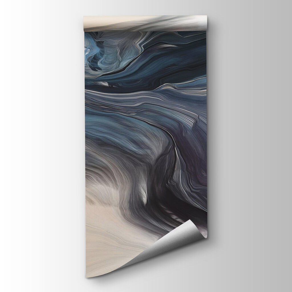 Fluid patterns in calming hues Fluid patterns in calming hues