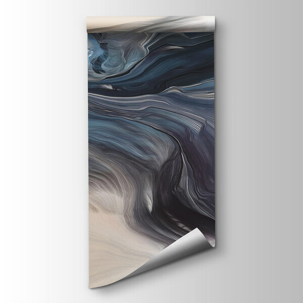 Fluid patterns in calming hues Fluid patterns in calming hues