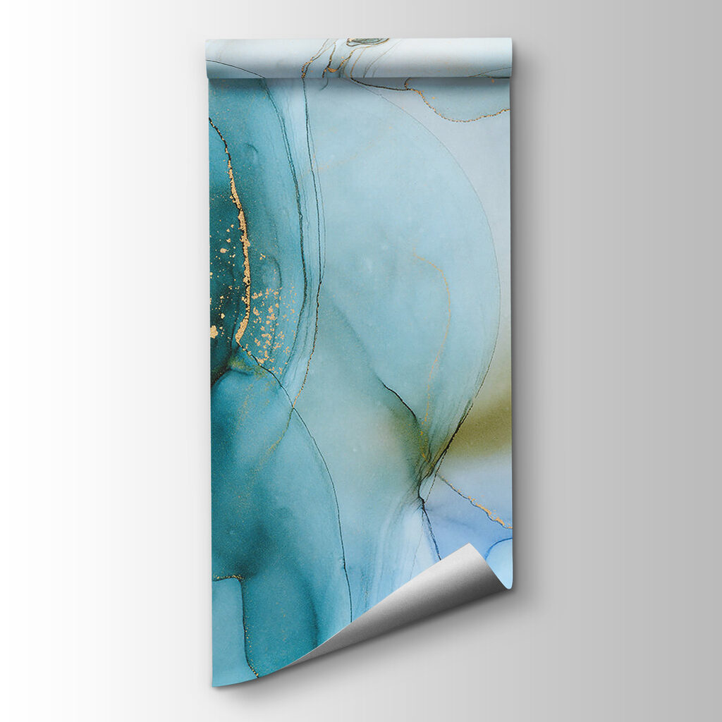 Flowing colors in calming hues