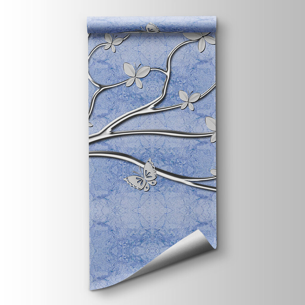 Tree with butterflies on it