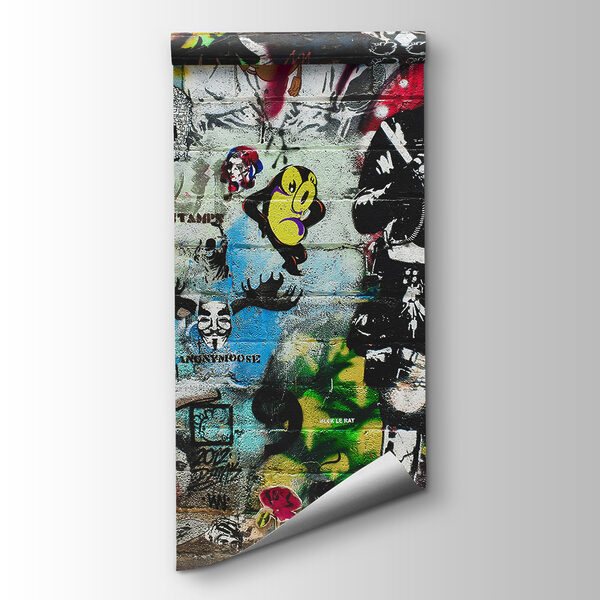 Wall with graffiti on it Wall with graffiti on it