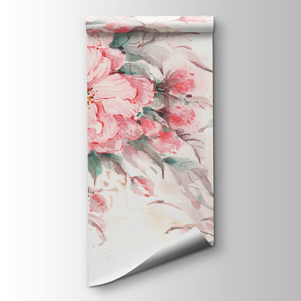 Painting of pink flowers