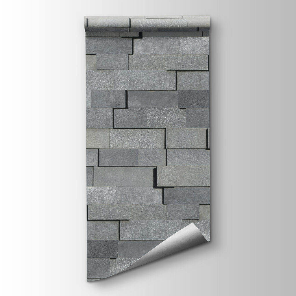 Wall of grey bricks