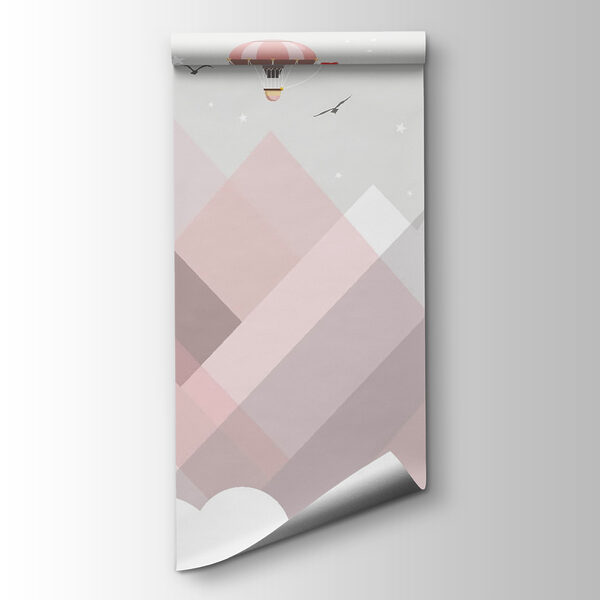 Hot air balloons over mountains Hot air balloons over mountains