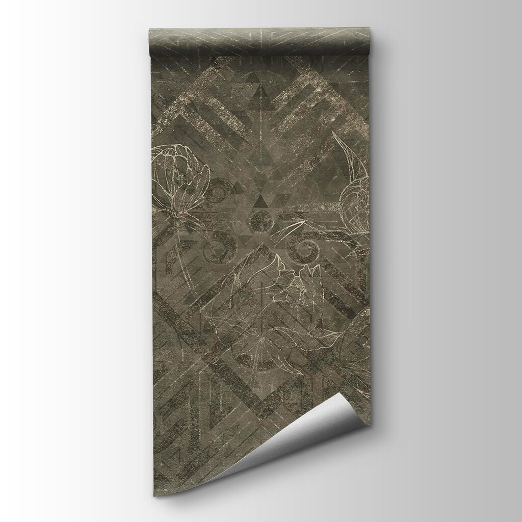 Grey and white patterned surface