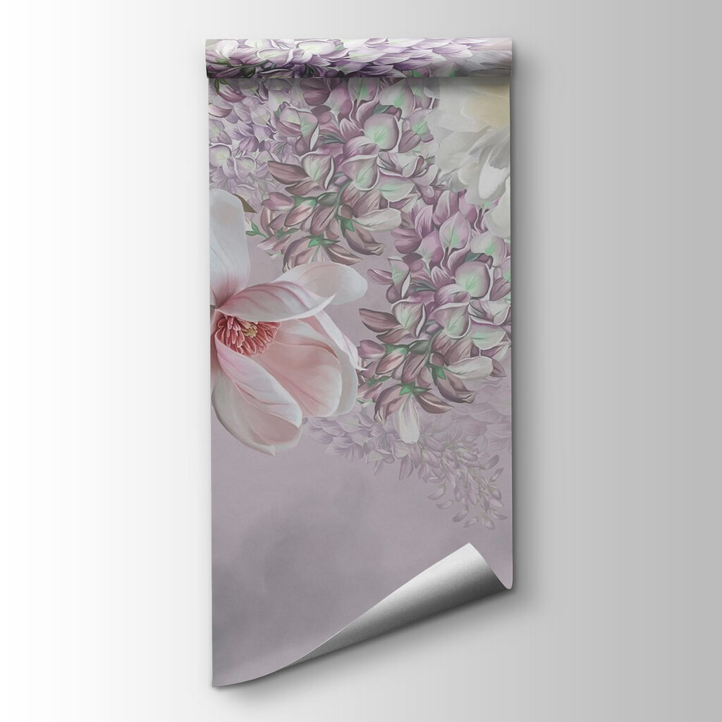 Delicate blooms in soft pastel hues