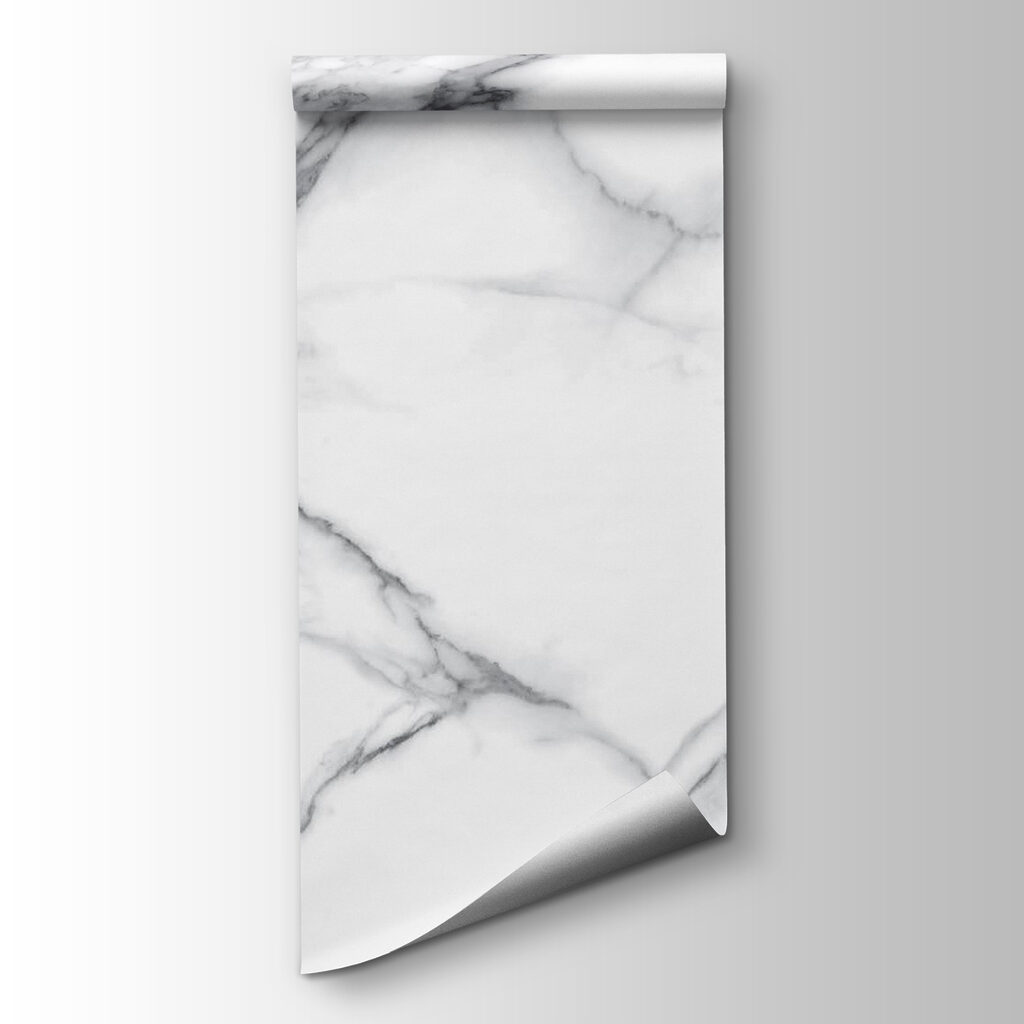 White marble with black veins