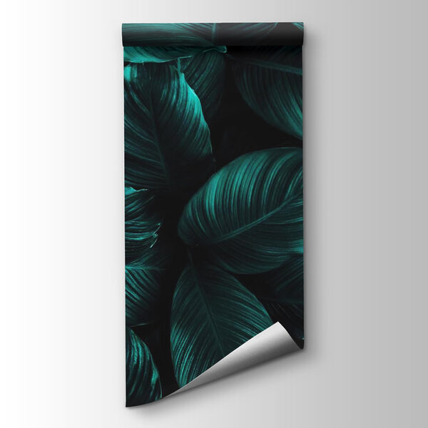 Group of dark green leaves