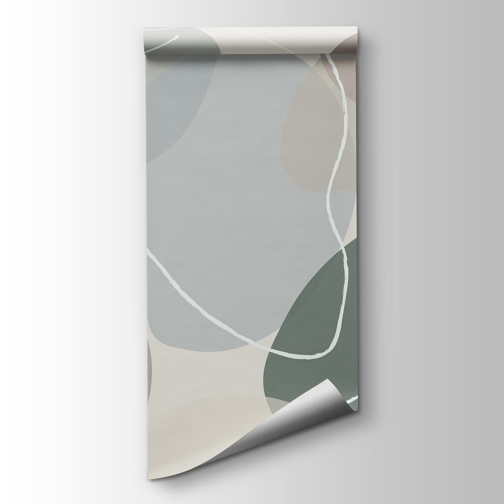 Soft shapes in muted tones