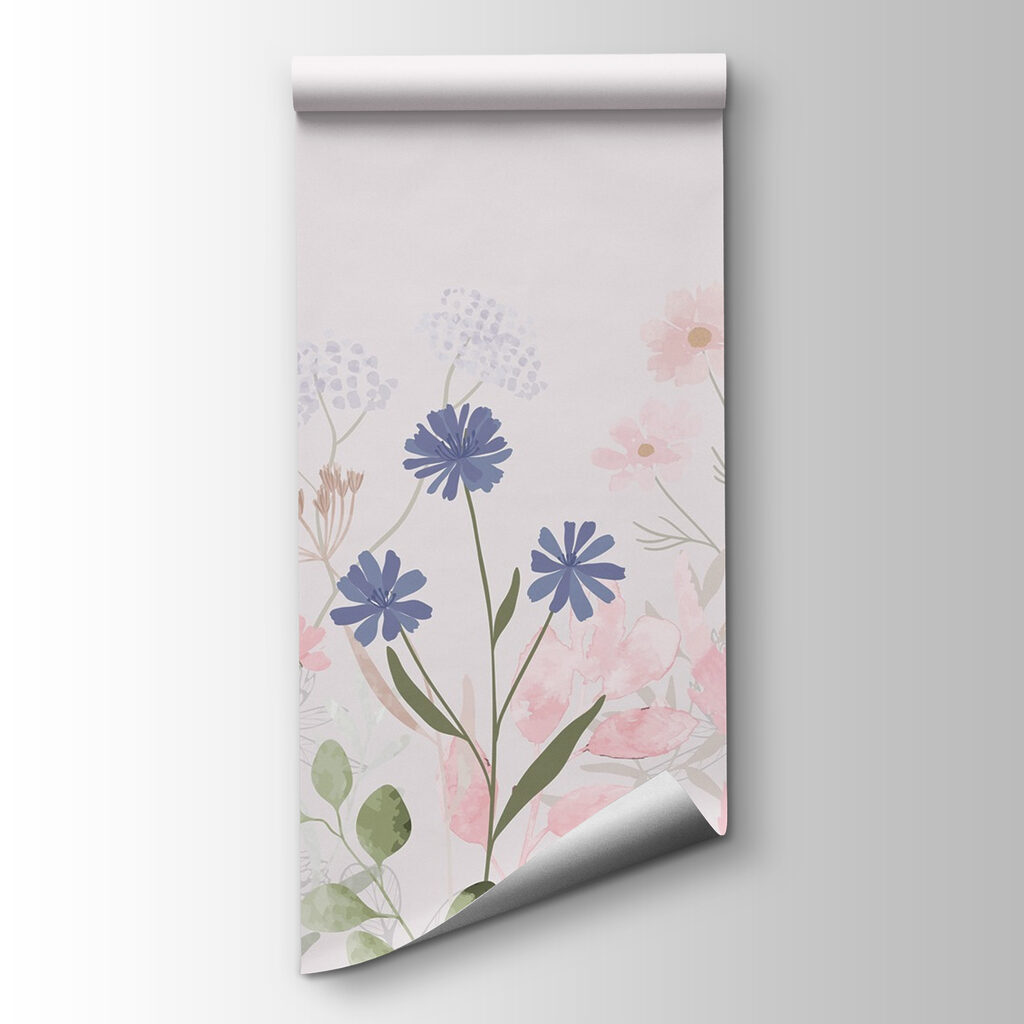 Delicate blooms in soft pastels