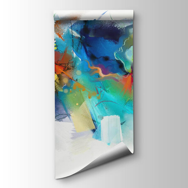 Colorful painting of flowers