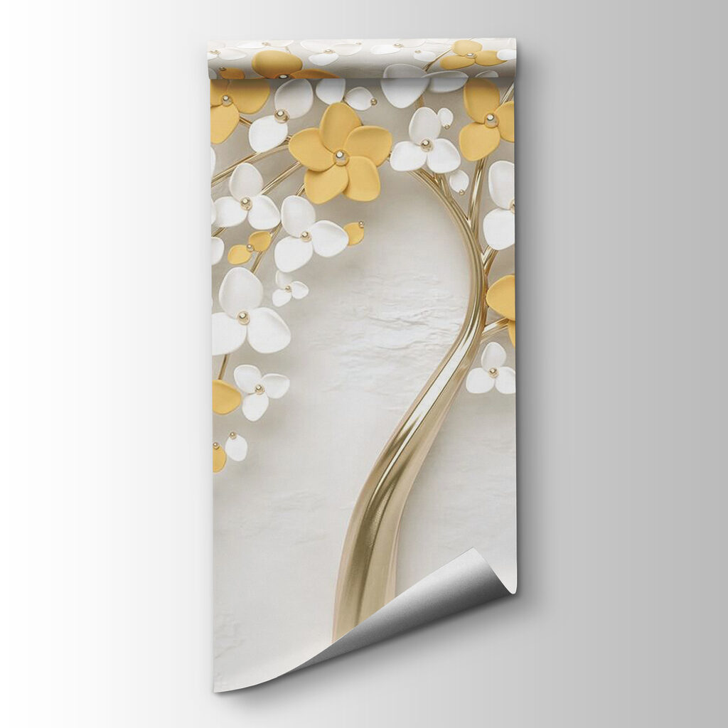 Floral tree with delicate blossoms