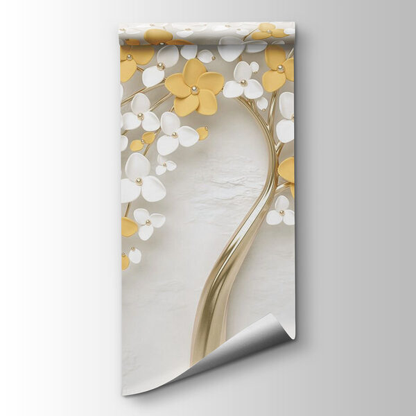 Floral tree with delicate blossoms