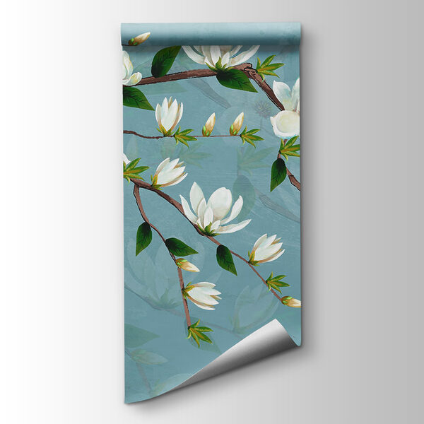 White flowers on a branch