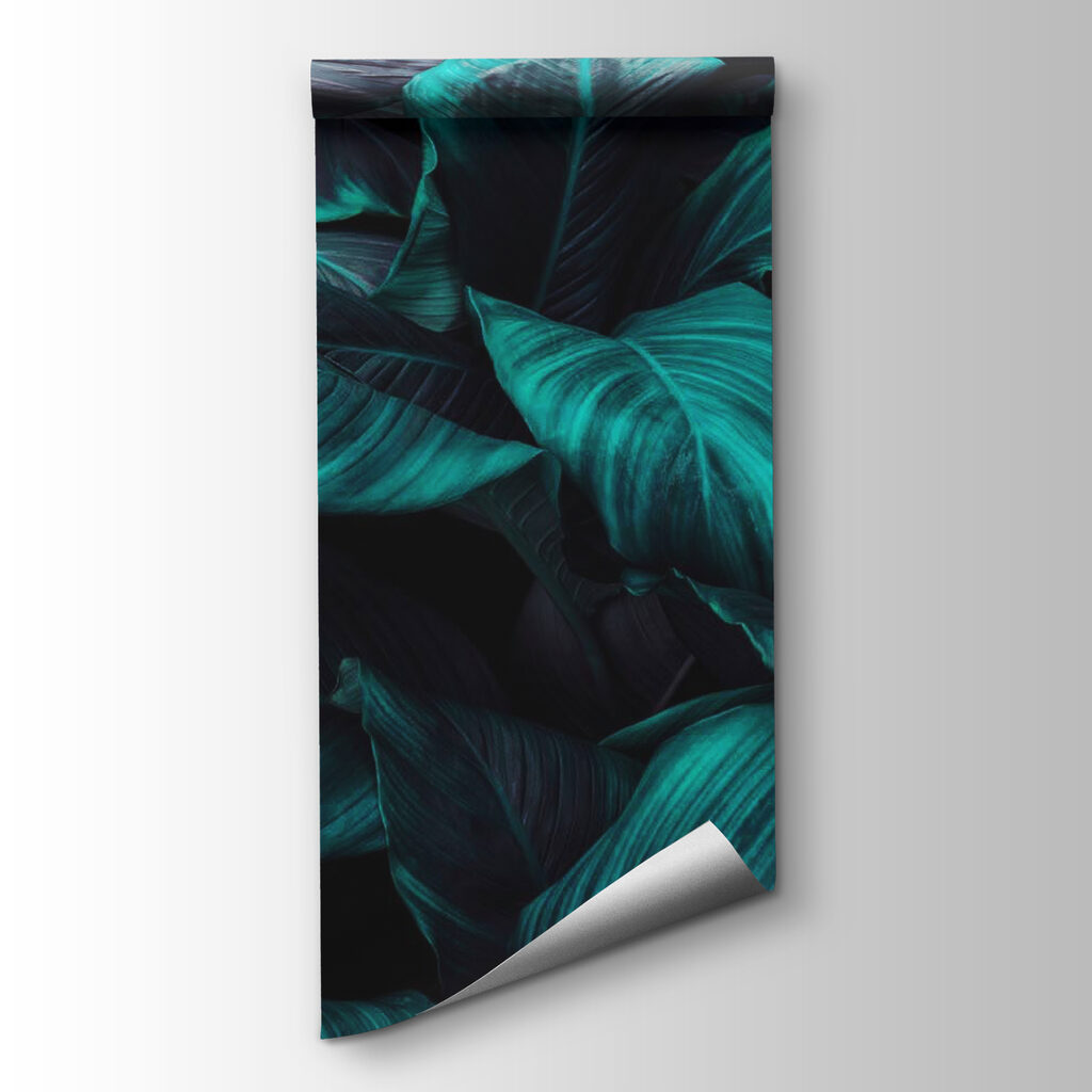 Lush tropical foliage in vibrant hues Lush tropical foliage in vibrant hues