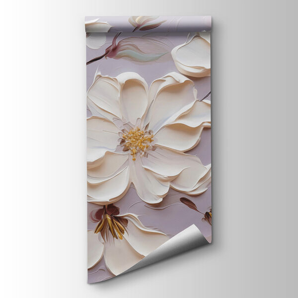 Painting of white flowers