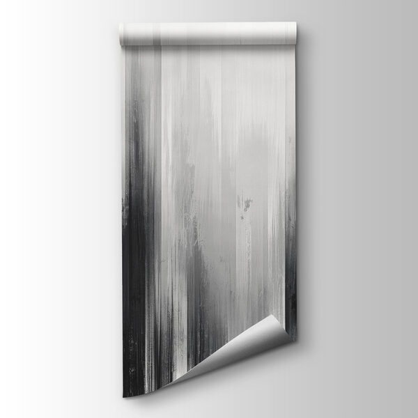 A black and white painting