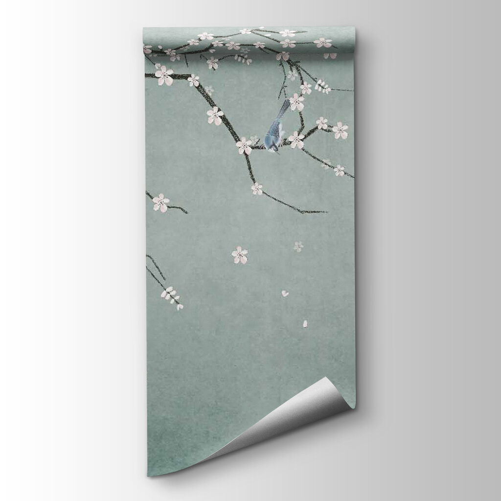 Bird flying over a tree branch Bird flying over a tree branch