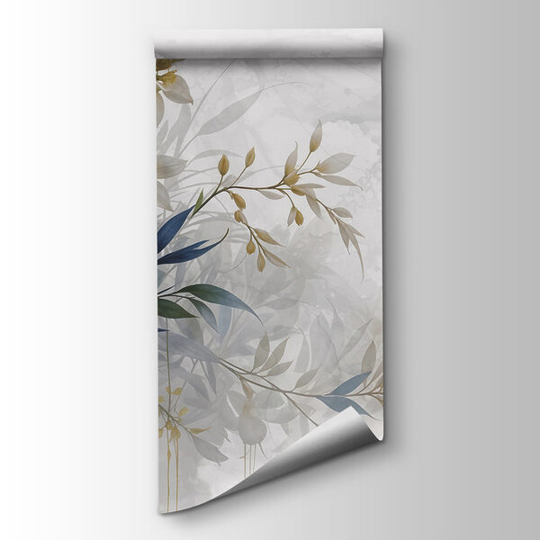 Painting of flowers and leaves Painting of flowers and leaves