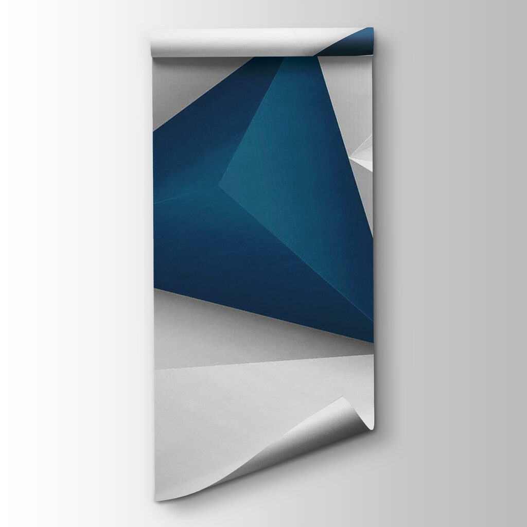 Blue and white triangle shapes Blue and white triangle shapes