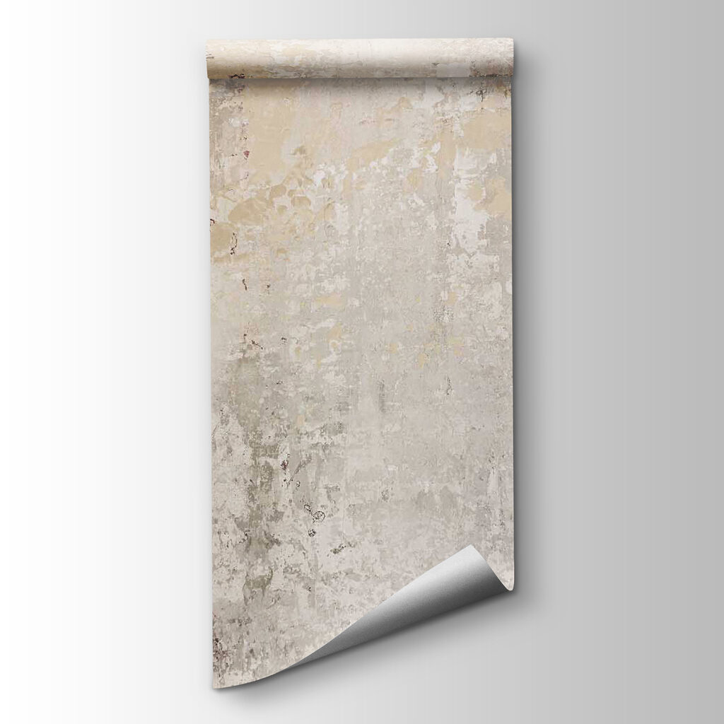 White wall with scratches and cracks