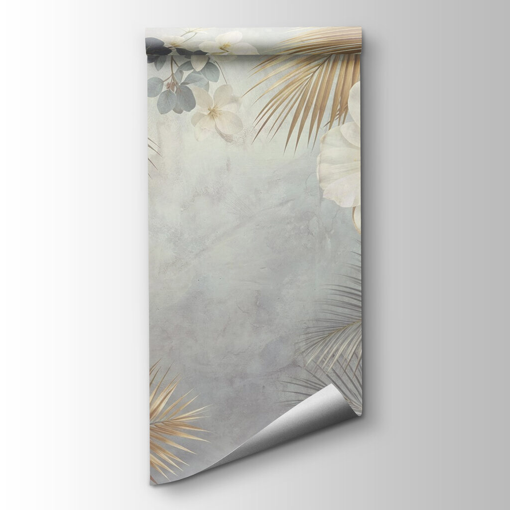 White flowers and leaves White flowers and leaves