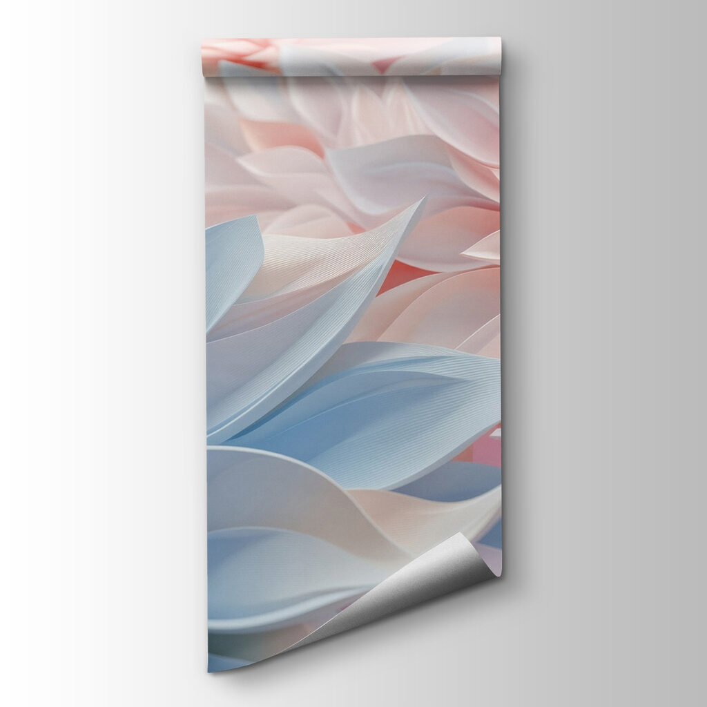 Delicate layers of pastel petals