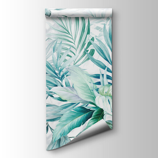 Wallpaper with leaves