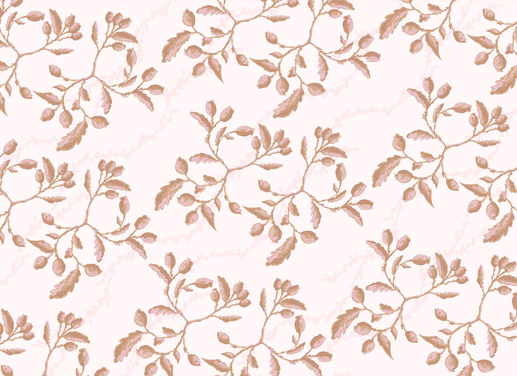 Pattern of leaves and berries Pattern of leaves and berries