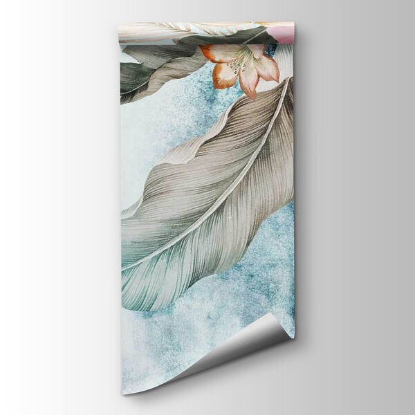 Vibrant floral and leaf arrangement Vibrant floral and leaf arrangement