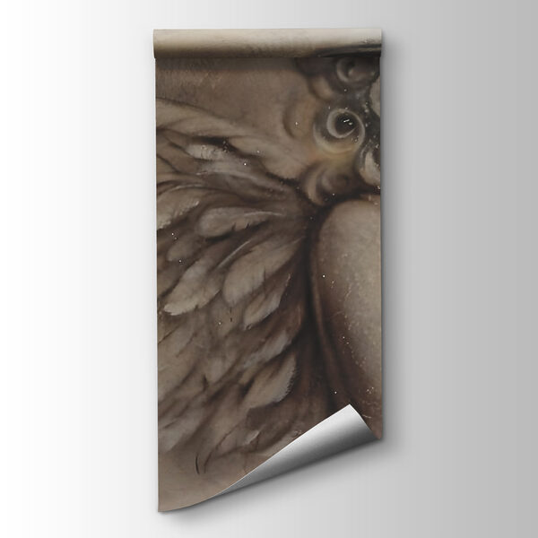 Painting of a baby angel Painting of a baby angel