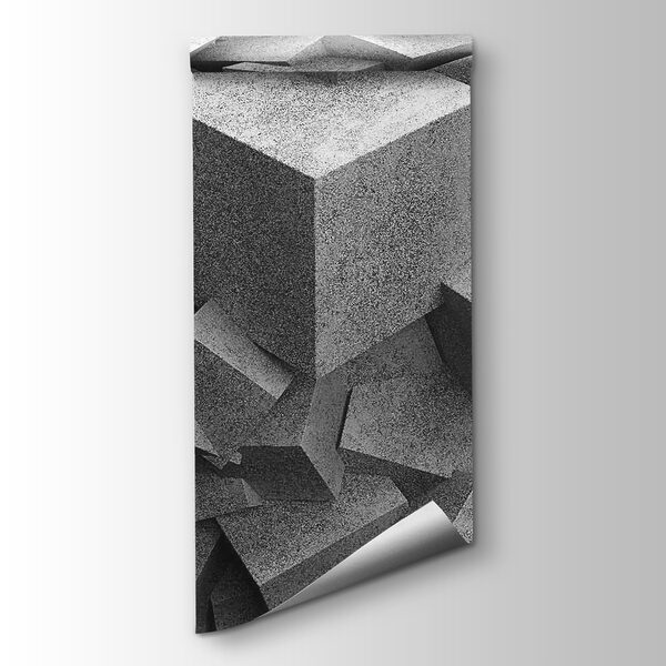 Pile of grey cubes