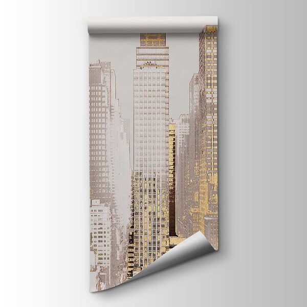 A city skyline with many tall buildings A city skyline with many tall buildings