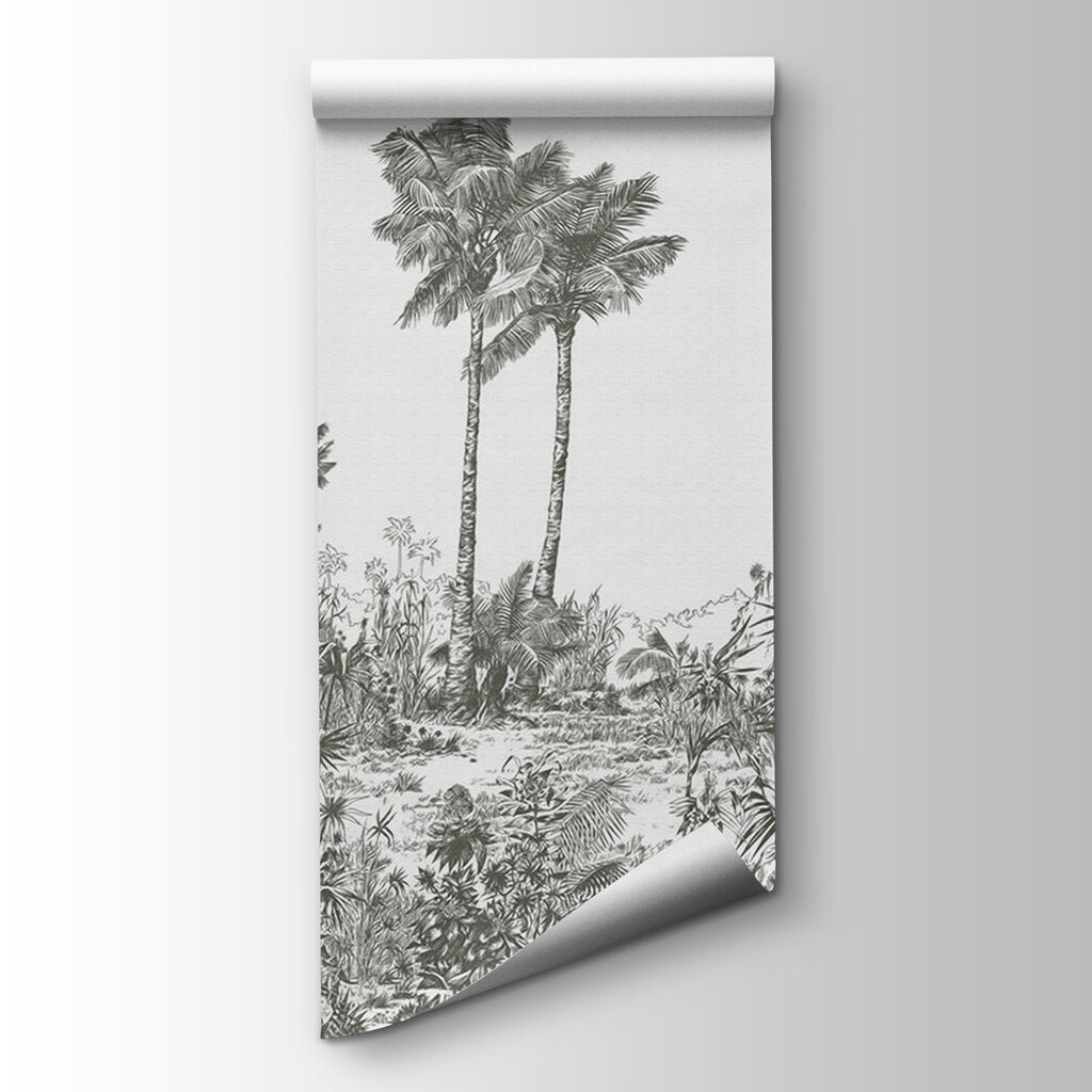Drawing of palm trees Drawing of palm trees