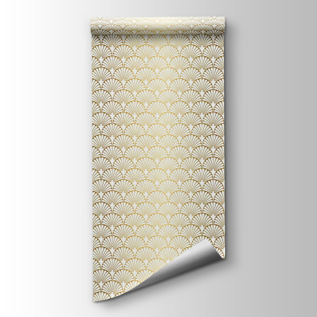 Elegant pattern in warm yellow tones