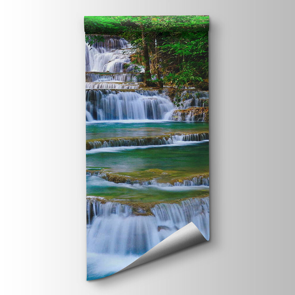 Waterfall in a forest Waterfall in a forest