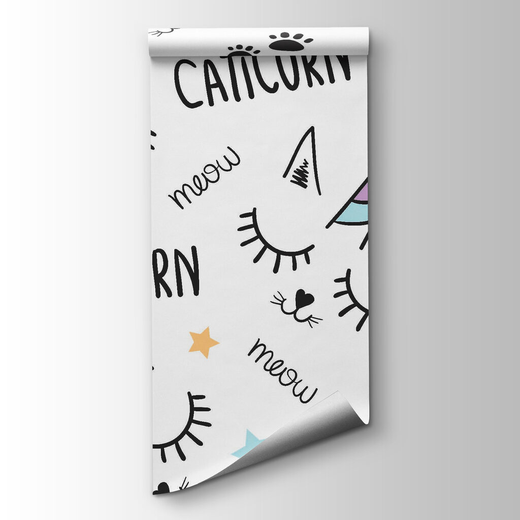 Pattern of a unicorn with eyes and ears Pattern of a unicorn with eyes and ears