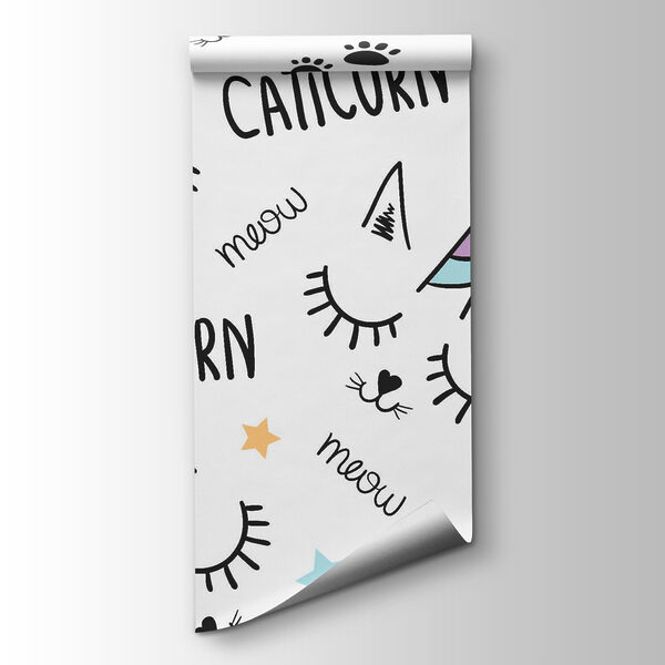 Pattern of a unicorn with eyes and ears Pattern of a unicorn with eyes and ears