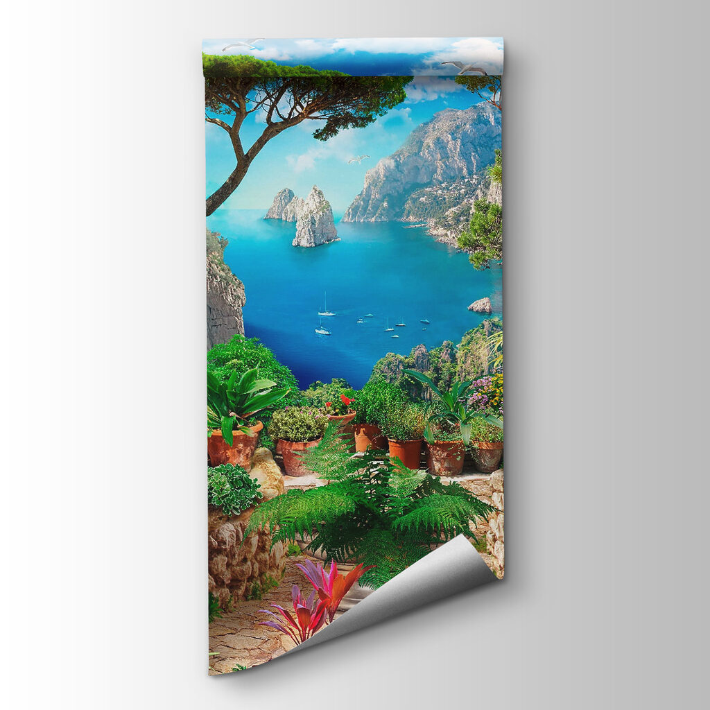 View of the ocean from a cliff View of the ocean from a cliff