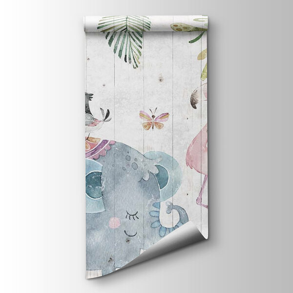 Wall mural of animals