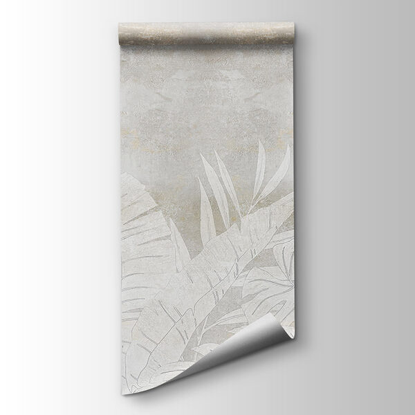 White background with leaves White background with leaves