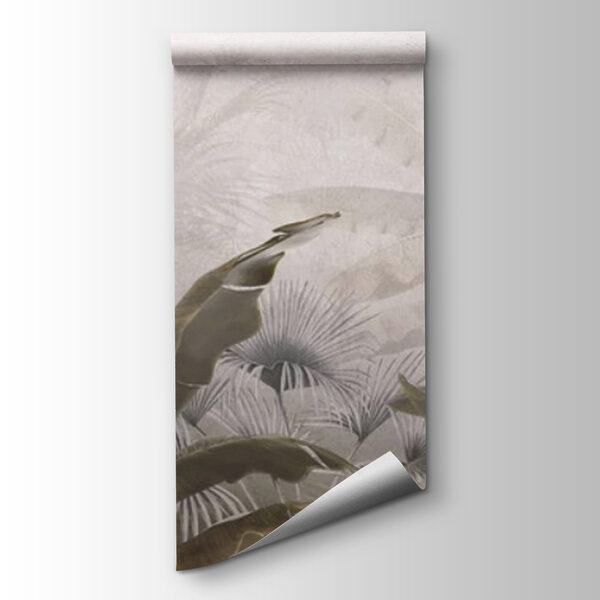 Serene tropical foliage backdrop