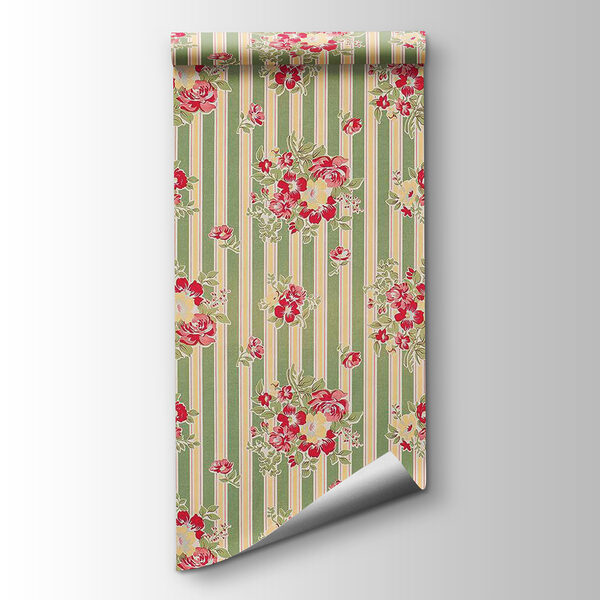Wallpaper with flowers on it
