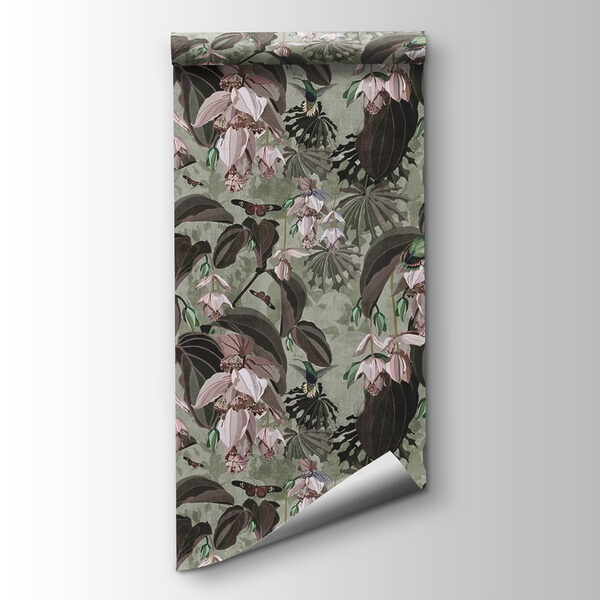 Pattern of flowers and birds Pattern of flowers and birds